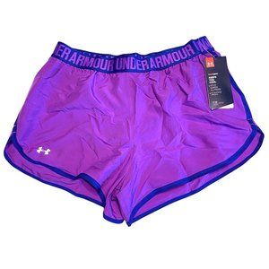 Under Armour Size XS Women Purple Perfect Pace Running Cross X-Training Shorts